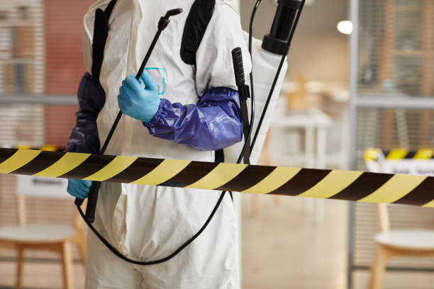 Professional Infectious Disease Decontamination technician working in Franklin Park, IL